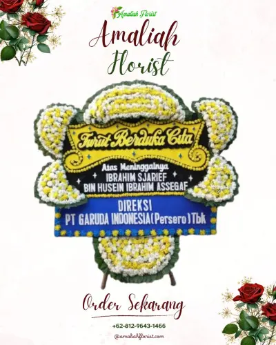 Papan Bunga Duka di Medahan
